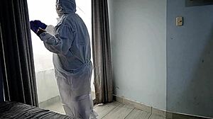 called cleaner to fix shower and fucked him