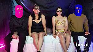 Intercambio De Parejas Swinger Real In Private Home