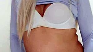 Transexual de webcam probando nuevo
