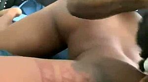 stepsister rolls eyes during rough doggystyle