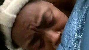 stepsister rolls eyes during rough doggystyle
