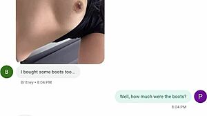 Teen slut pays off her credit card debt with her cunt hole
