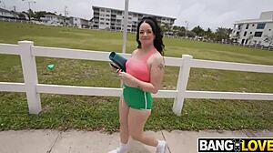 Lillianette shakes ass on bumpy bus ride