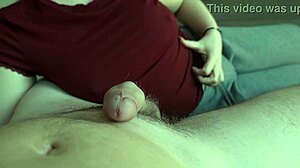 my busty wife gives the best handjobs