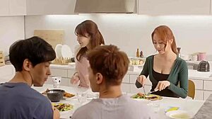 ha na gyung and la risa in gym sex