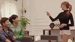 ha na gyung and la risa in gym sex