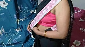 desi maid with big boobs gets caught by wife