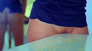 I fuck the table corner and it feels so hot