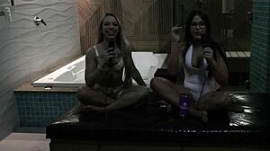 she had her house tagged then enjoyed a hot orgy and anal