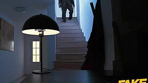 party girls give hostel guest a threesome
