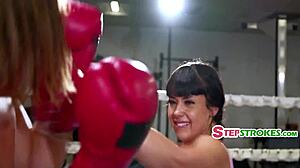 Teen gets used after boxing by stepdad