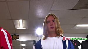 Teen gets used after boxing by stepdad