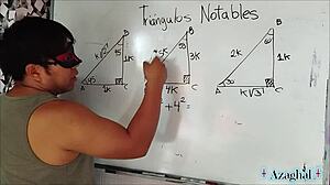 asian brazilian student teacher bedroom fun with nerd