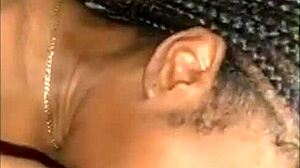ebony ass eating footjob deep penetration and face fuck