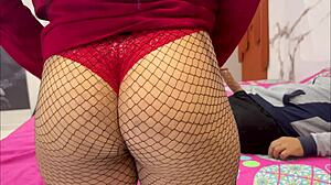 Horny milf rides that huge hard cock deep