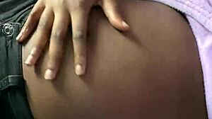 big belly fetish with natural tits on display