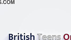 Collared british 18 year old gets teased and edged with the wand