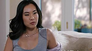 teeny tiny asian gets first bdsm treat from couple