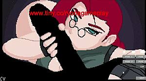 hentai game xvir hot red haired lady having sex with hero