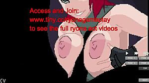hentai game xvir hot red haired lady having sex with hero