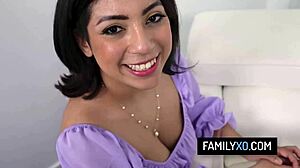 hot stepdaughter rough fuck with stepdad pov