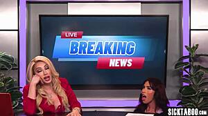 two big cock shemales fuck black milf in tv show