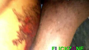she rubs oil on her thigh then i fuck her pussy