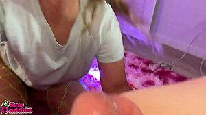 beautiful latina licks my ass and gets throat fucked