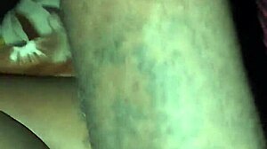 Hairy creamy ebony college student fucking with boyfriend in pov