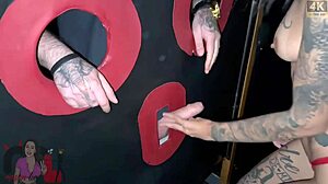 brazilian wife tries gloryhole fun