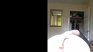 My tight teen ass takes this thick dildo all the way