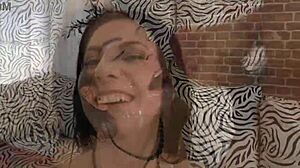 lilu tattoo get two big cock in all holes - double anal hardfuck