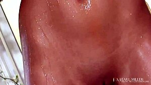 kirra kiss stripping nude for her most intense solo masturbation ever