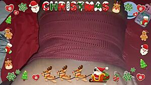 Vizinha crente com um bundão transa com um rapaz jovem sozinho em casa no natal