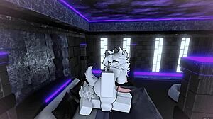 furry trans girl gets gooned in roblox studio