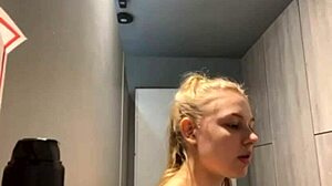 teen gets double penetration at gym