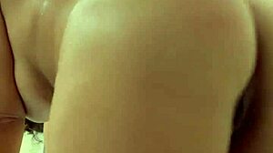 Violets solo pre shower messing around dancing and riding spanking