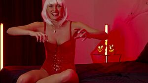 white witch stacy cruz and black demon leo santos heat up halloween