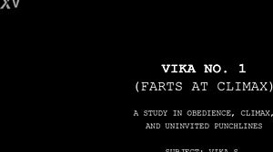 vika number one farts hard at climax