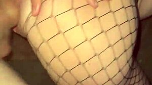Rough Fishnet Fuck Fest With Huge Facial