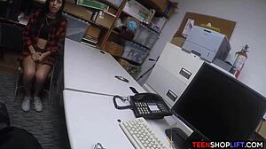 teen burglar blows two security guards