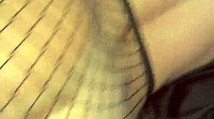 Rough Fishnet Fuck Fest With Huge Facial
