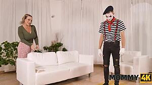 mommy4k mime to fuck on the sofa