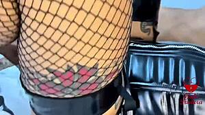 dominator takes the thick hard cock deep in her pussy this time