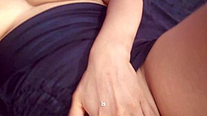 I take advantage of the opportunity to masturbate alone in my room