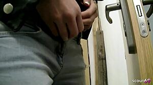 nympho stepdaughter caught masturbating seduces him to fuck rough