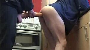 Bisexual guy receives intense pegging from his partner outdoors