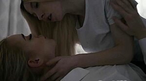 lesbian teen 18+ comforts then fingers bff