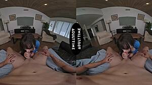 lexi luna teases her big tits and bare feet before hardcore pov fuck