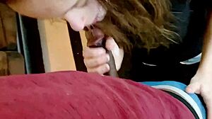Lesbian Roommate Sucks Dick For Rent